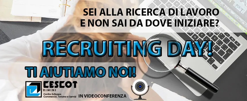 Arrivano i RECRUITING DAYS volti all'inserimento lavorativo dei giovani! Arrivano i RECRUITING DAYS volti all'inserimento lavorativo dei giovani!
