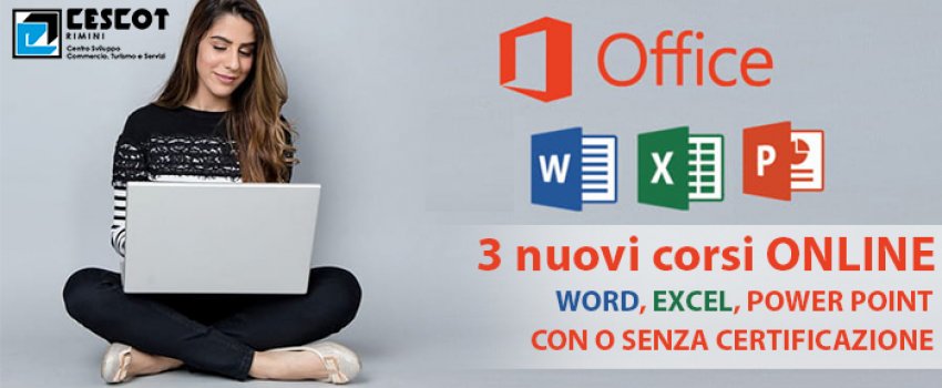 NUOVI CORSI ONLINE DI INFORMATICA! NUOVI CORSI ONLINE DI INFORMATICA!