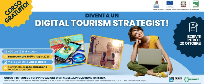 VUOI DIVENTARE DIGITAL TOURISM STRATEGIST IN MENO DI UN ANNO? VUOI DIVENTARE DIGITAL TOURISM STRATEGIST IN MENO DI UN ANNO?