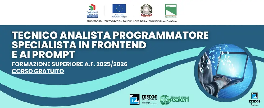 Diventa Analista Programmatore specializzato in Frontend e AI Prompt Diventa Analista Programmatore specializzato in Frontend e AI Prompt