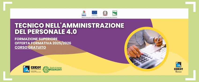 Diventa Tecnico nell’Amministrazione del Personale 4.0