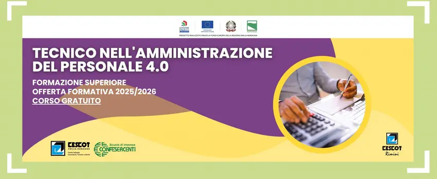 Diventa Tecnico nell’Amministrazione del Personale 4.0