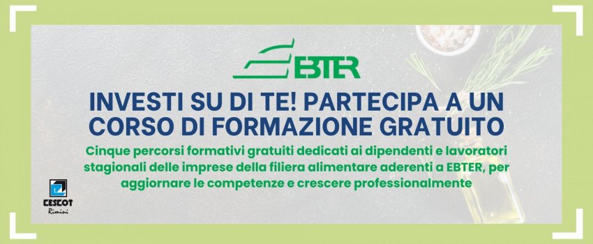 Nuove competenze per crescere nel settore food