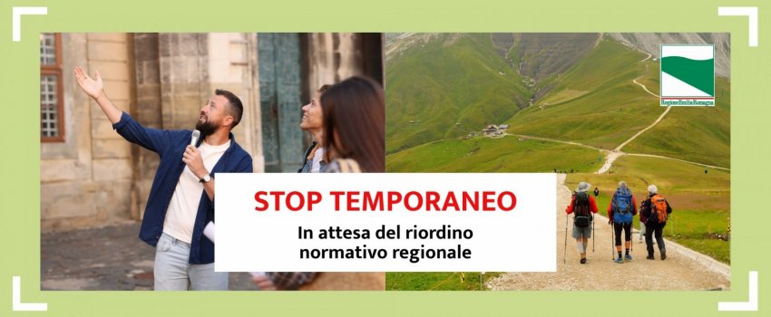 Accompagnatori Turistici e Guide Ambientali Escursionistiche: sospese le procedure di abilitazione e l'avvio dei corsi