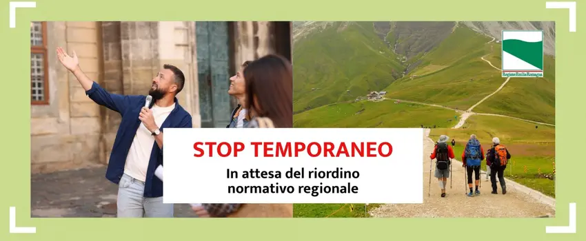 Accompagnatori Turistici e Guide Ambientali Escursionistiche: sospese le procedure di abilitazione e l'avvio dei corsi
