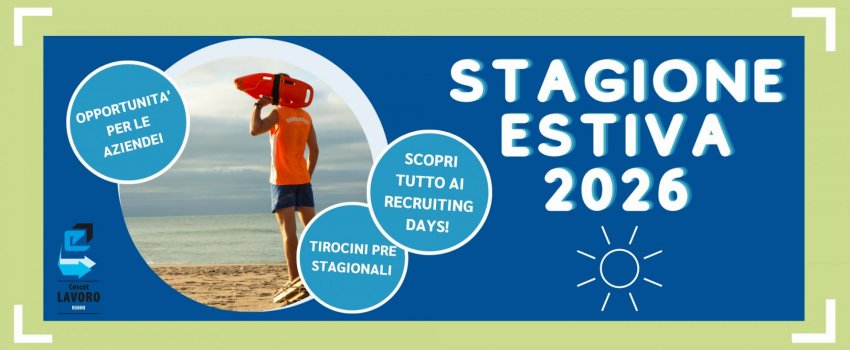 STAGIONE ESTIVA 2026
