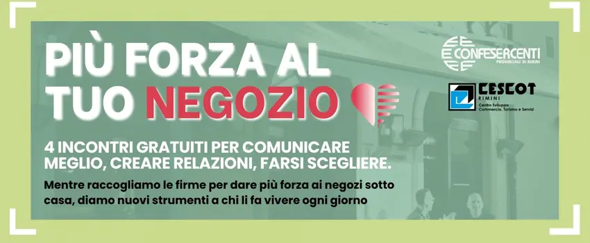 PIÙ FORZA AL TUO NEGOZIO