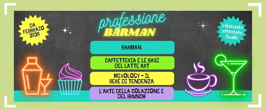 BEVERAGE 2.0: I nuovi corsi per i barman del domani!