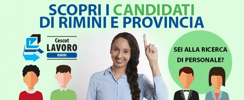I CANDIDATI DI CESCOT LAVORO