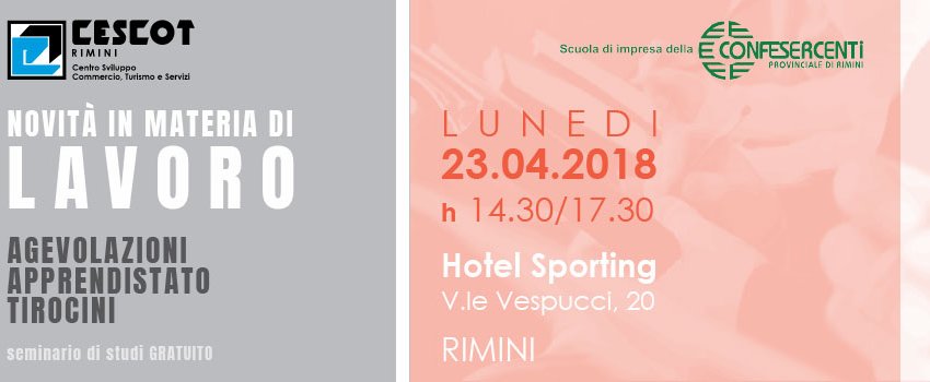 NOVITÀ IN MATERIA DI LAVORO NOVITÀ IN MATERIA DI LAVORO