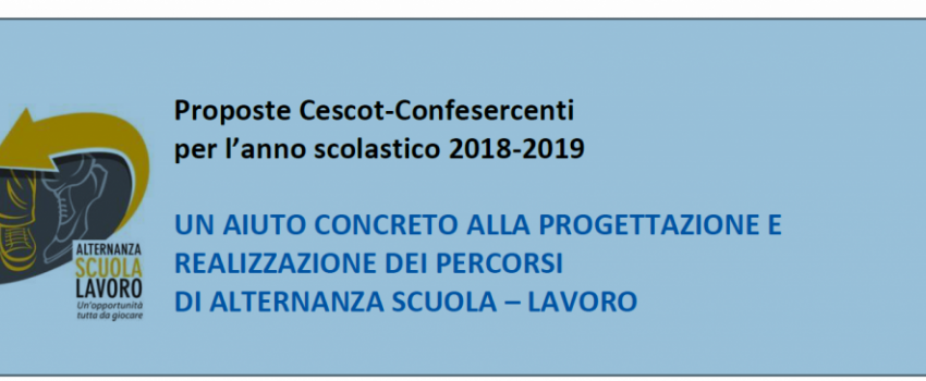 ON LINE IL NUOVO CATALOGO DI OPPORTUNITA' DI ALTERNANZA SCUOLA-LAVORO
