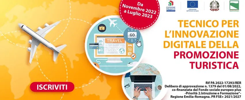 APERTURA DELLE ISCRIZIONI CORSO IFTS: TECNICO PER L'INNOVAZIONE DIGITALE DELLA PROMOZIONE TURISTICA