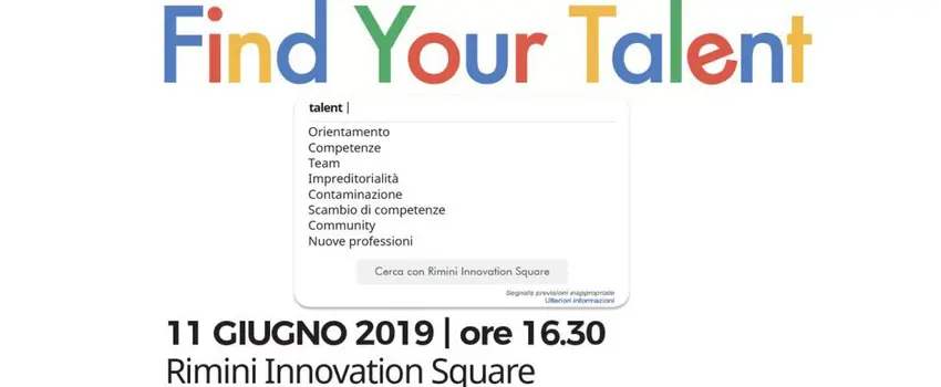 FIND YOUR TALENT FIND YOUR TALENT