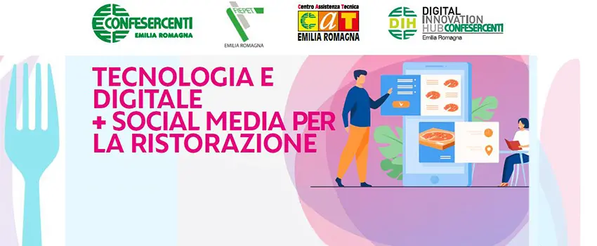 TECNOLOGIA E DIGITALE + SOCIAL MEDIA PER LA RISTORAZIONE