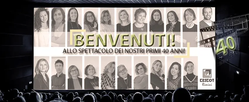 I NOSTRI PRIMI 40 ANNI - GLI AUGURI AL CESCOT I NOSTRI PRIMI 40 ANNI - GLI AUGURI AL CESCOT