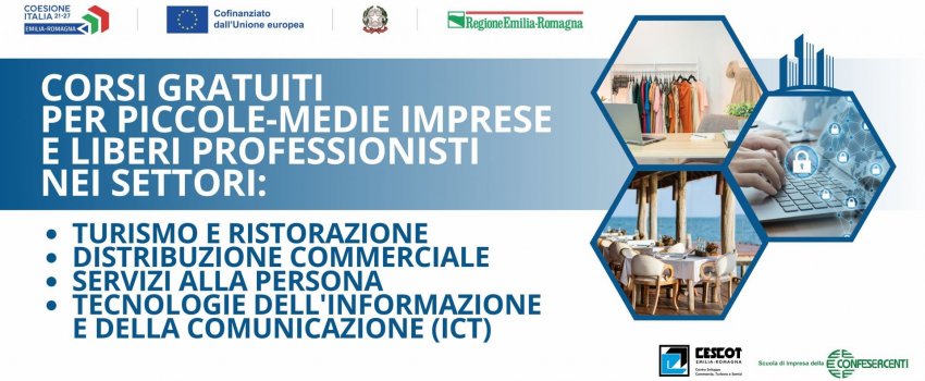 Corsi e consulenze a costo zero per piccole-medie imprese e liberi professionisti