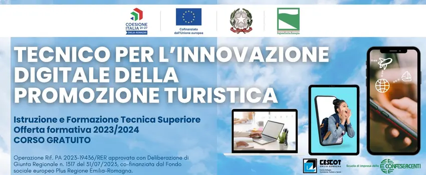 APERTURA DELLE ISCRIZIONI CORSO IFTS: TECNICO PER L'INNOVAZIONE DIGITALE DELLA PROMOZIONE TURISTICA APERTURA DELLE ISCRIZIONI CORSO IFTS: TECNICO PER L'INNOVAZIONE DIGITALE DELLA PROMOZIONE TURISTICA