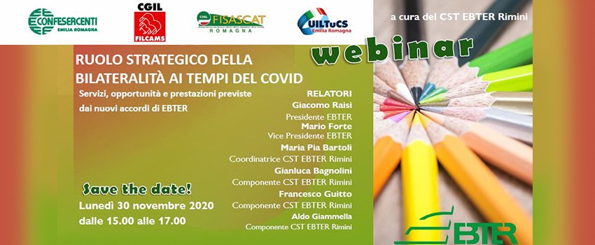EBTER | RUOLO STRATEGICO DELLA BILATERALITÁ AI TEMPI DEL COVID EBTER | RUOLO STRATEGICO DELLA BILATERALITÁ AI TEMPI DEL COVID