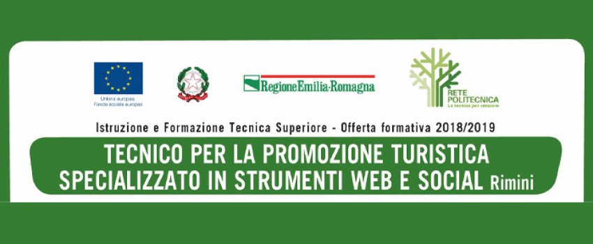 APERTURA DELLE ISCRIZIONI - TECNICO PER LA PROMOZIONE TURISTICA SPECIALIZZATO IN STRUMENTI WEB E SOCIAL APERTURA DELLE ISCRIZIONI - TECNICO PER LA PROMOZIONE TURISTICA SPECIALIZZATO IN STRUMENTI WEB E SOCIAL