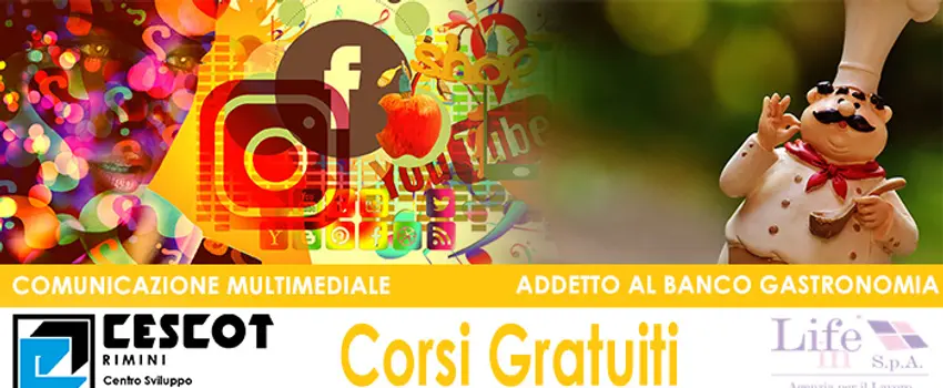 DUE NUOVI CORSI GRATUITI PER DISOCCUPATI