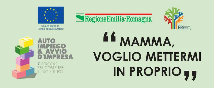 "MAMMA, VOGLIO METTERMI IN PROPRIO" "MAMMA, VOGLIO METTERMI IN PROPRIO"
