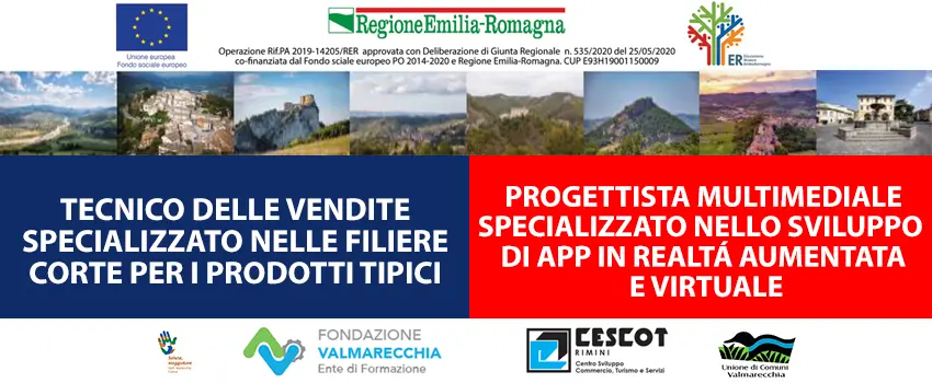 In partenza due corsi di “formazione superiore” per lo sviluppo della Valmarecchia In partenza due corsi di “formazione superiore” per lo sviluppo della Valmarecchia