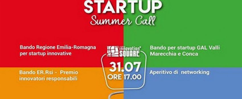 STARTUP SUMMER CALL STARTUP SUMMER CALL