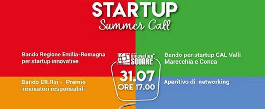 STARTUP SUMMER CALL STARTUP SUMMER CALL