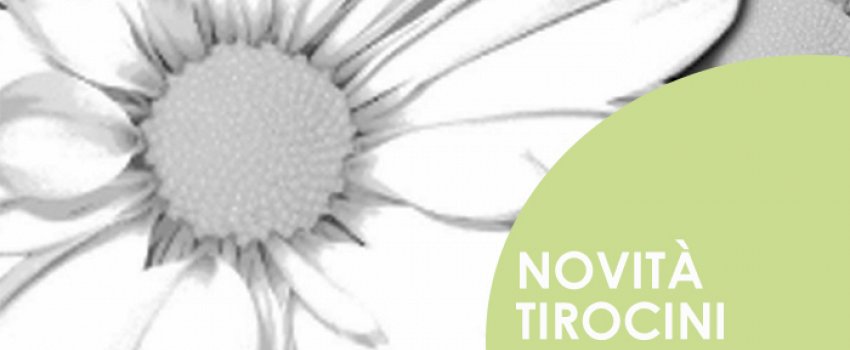 NOVITA' SUI TIROCINI NOVITA' SUI TIROCINI