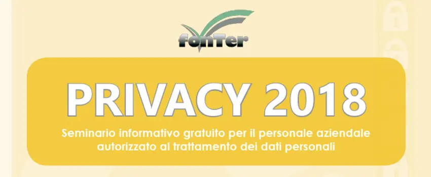 Privacy 2018: il nuovo GDPR