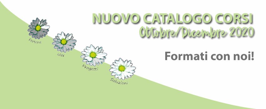 Pronti con il catalogo corsi per l'autunno 2020. Pronti con il catalogo corsi per l'autunno 2020.