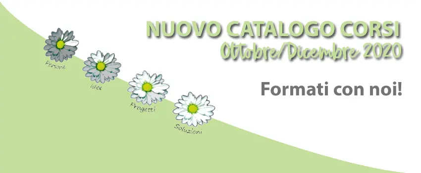 Pronti con il catalogo corsi per l'autunno 2020. Pronti con il catalogo corsi per l'autunno 2020.