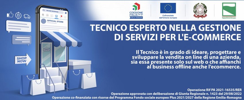 APERTURA DELLE ISCRIZIONI CORSO - TECNICO ESPERTO NELLA GESTIONE DI SERVIZI PER L'E-COMMERCE -